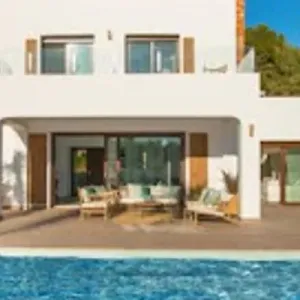 VILLA AZURO Espectacular Villa estilo IBIZA con piscina privada climatizada cerca de pista de PADEL - Villa